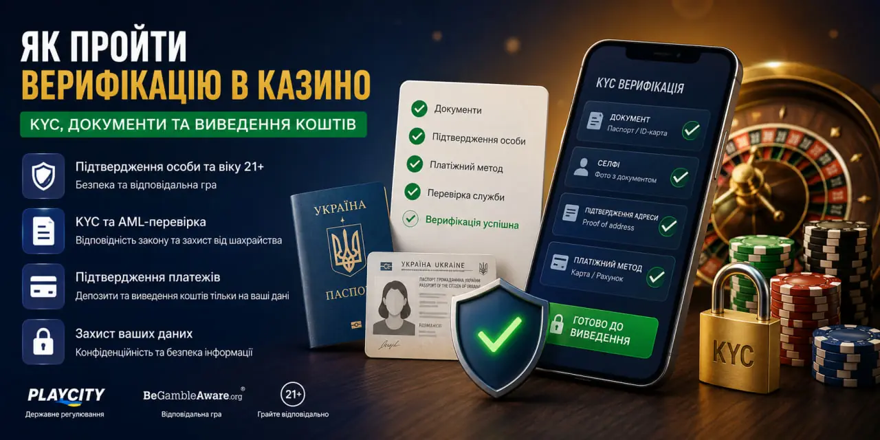 Як пройти верифікацію в казино