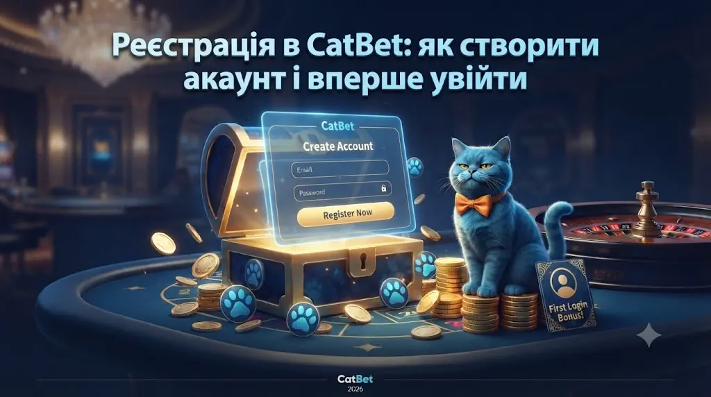 Реєстрація в CatBet: як створити акаунт і вперше увійти