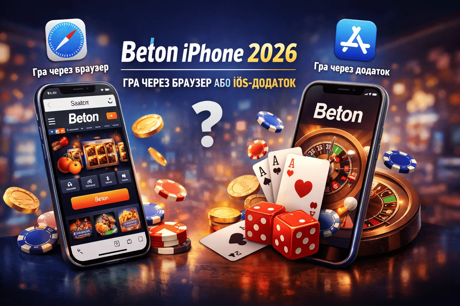 Beton казино на iPhone