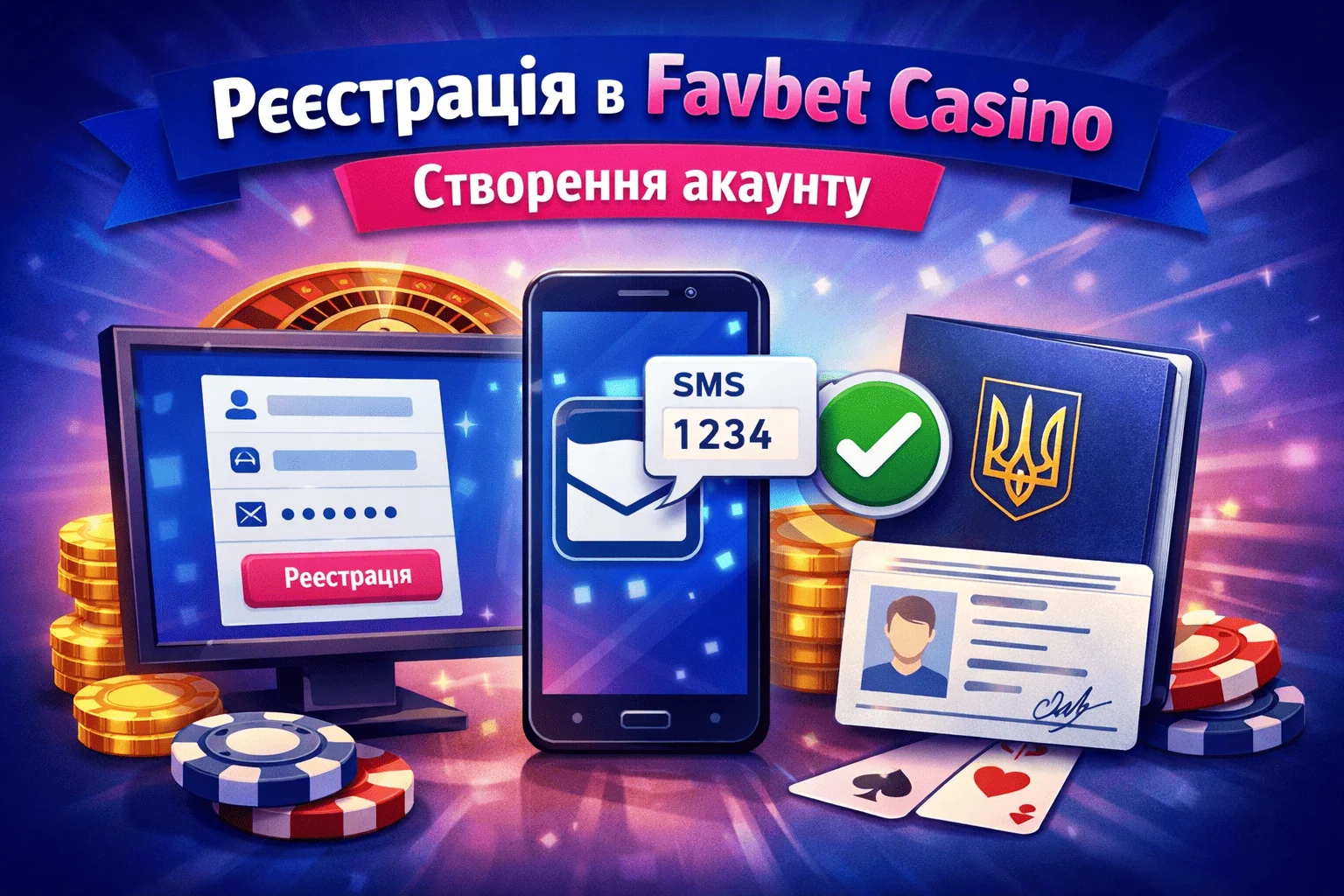 Реєстрація в Favbet Casino