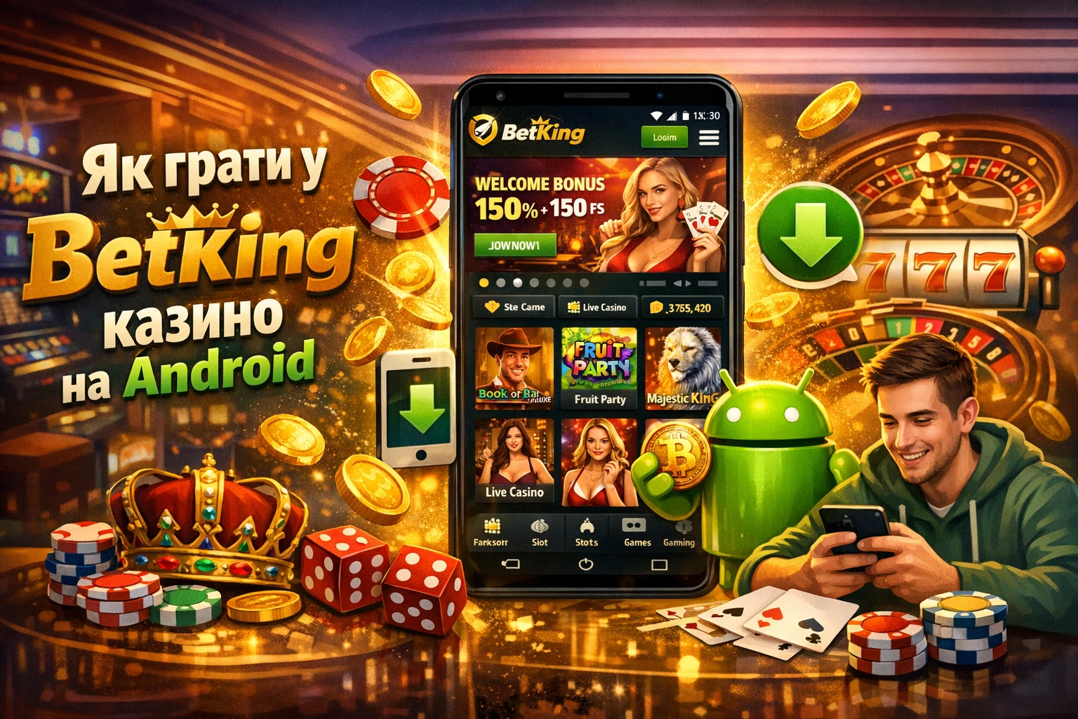 Як грати у Betking казино