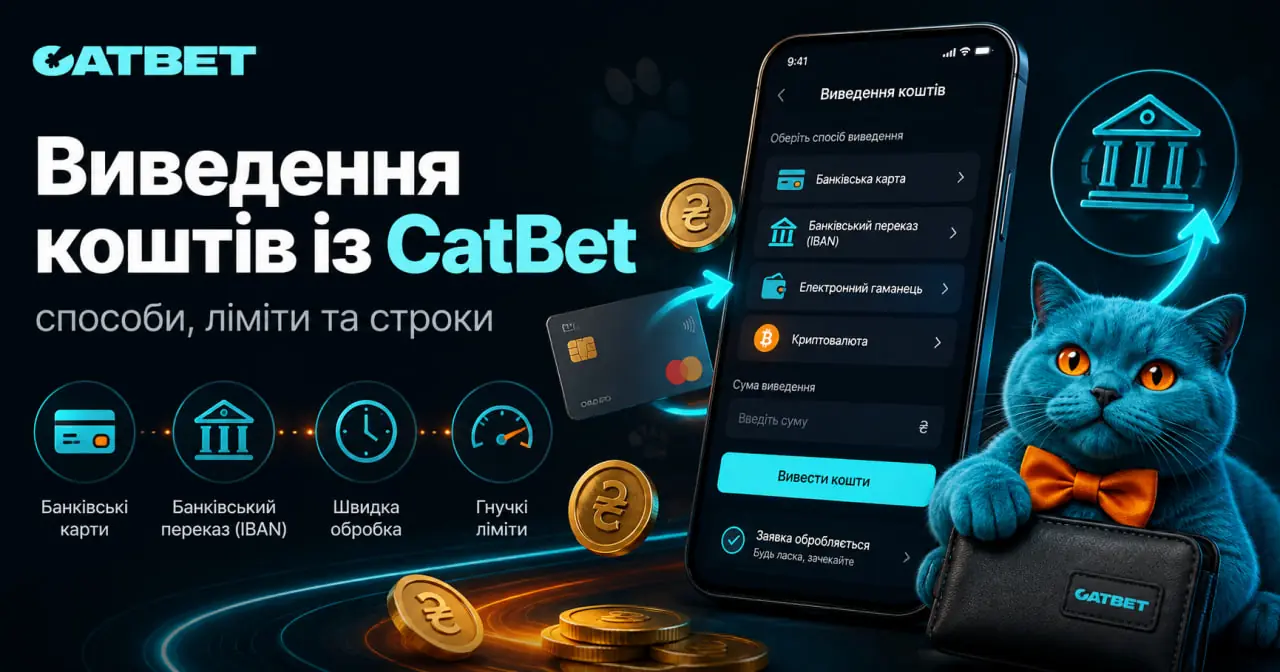 Виведення коштів із CatBet