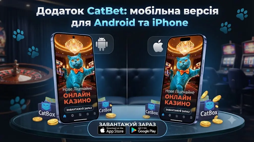 Додаток CatBet: мобільна версія для Android та iPhone