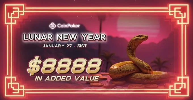 Китайський Новий Рік на CoinPoker: $8,888 для гравців