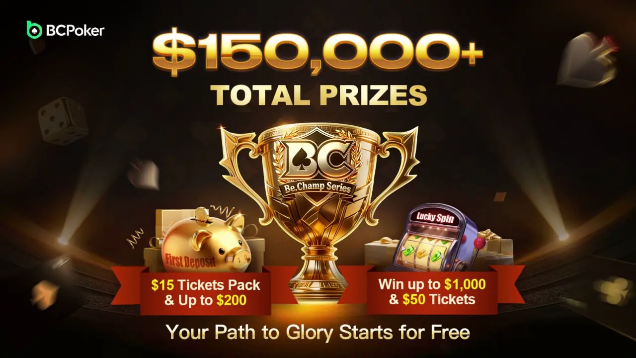 Be.Champ Series у BCPoker продовжується: понад $150,000 гарантії та новий розклад