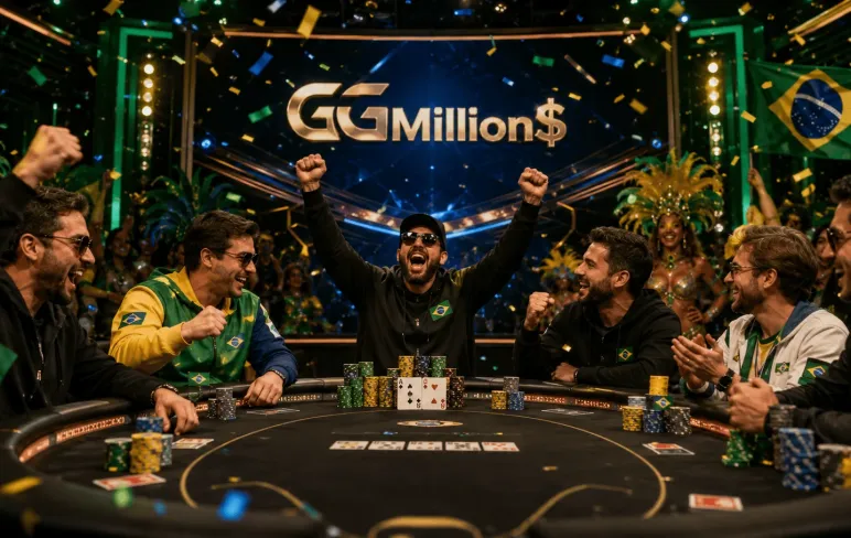 Бразильська вечірка за фінальним столом GGMillion$