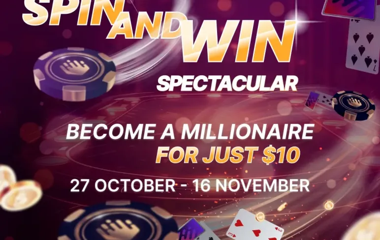 Spin&Win на $1,000,000 на JackPoker