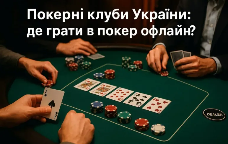 Покерні клуби України: де грати в покер офлайн?