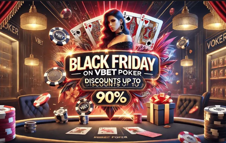 Black Friday на VBET Poker: знижки до 90%