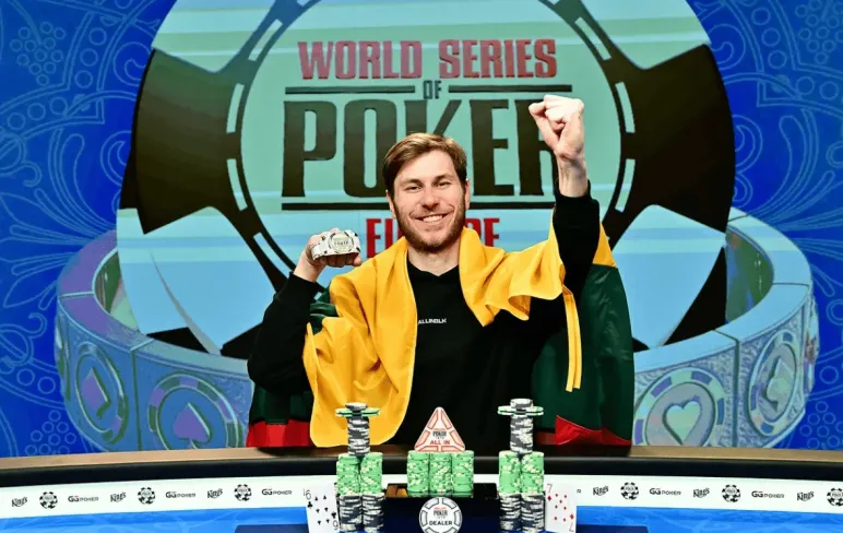 Маріус Кудзманас — чемпіон WSOPE 2026 Main Event (€2,000,000)