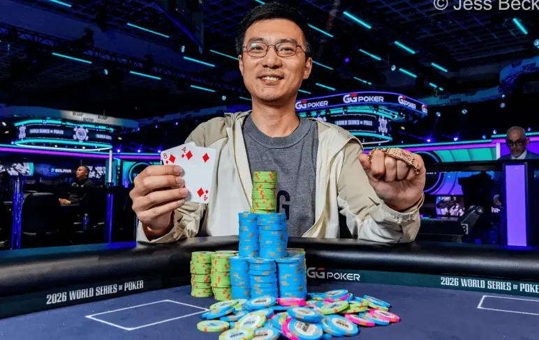 Інженер TikTok виграв перший браслет WSOP і пообіцяв купити дружині новий автомобіль