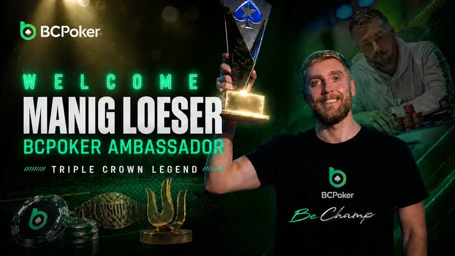 Маніг Лезер став першим амбасадором BCPoker