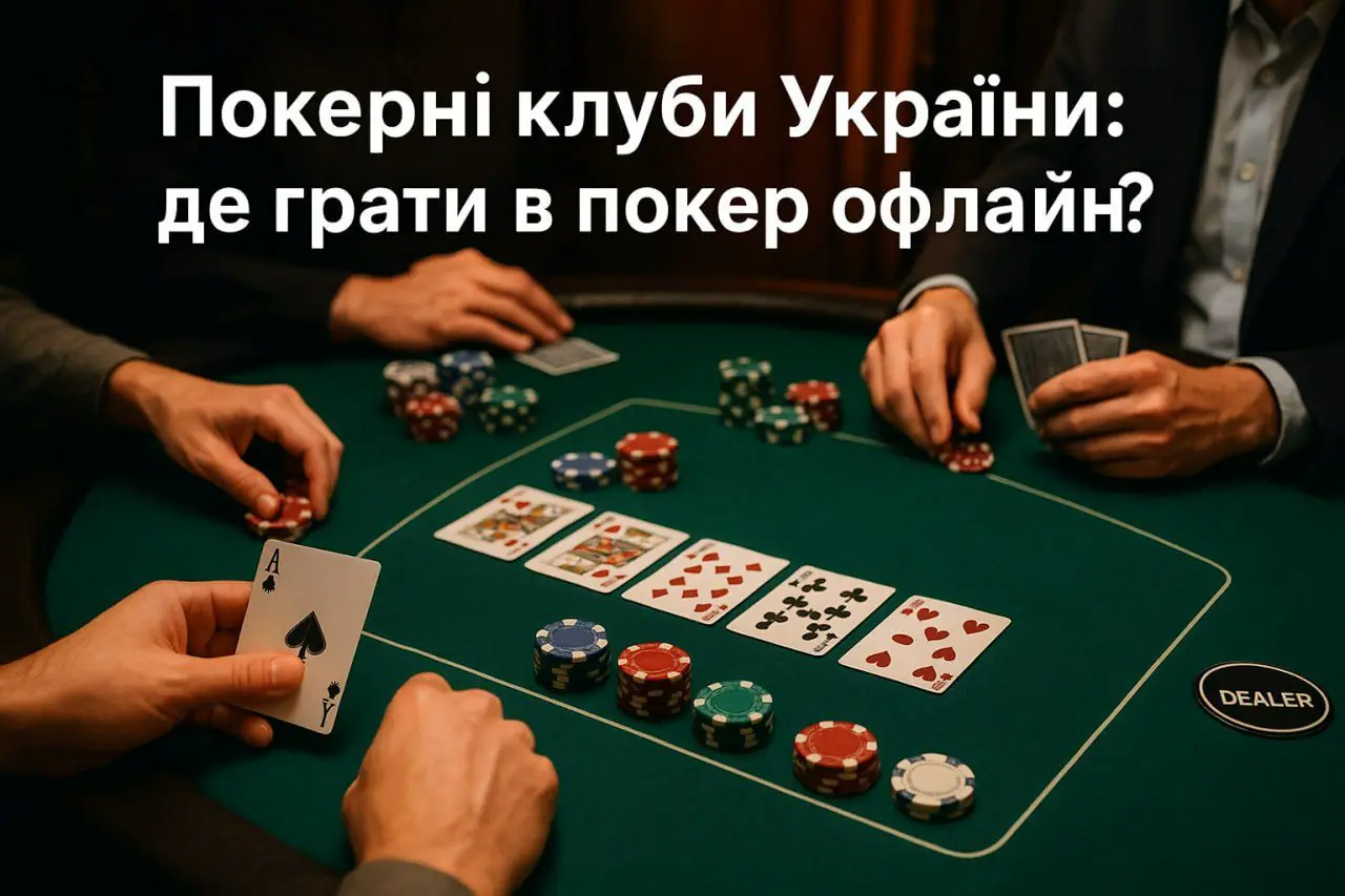 Покерні клуби України: де грати в покер офлайн?