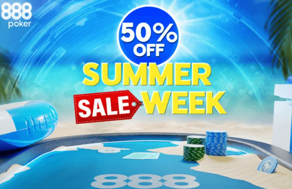 Summer Sale на 888poker: турніри за півціни