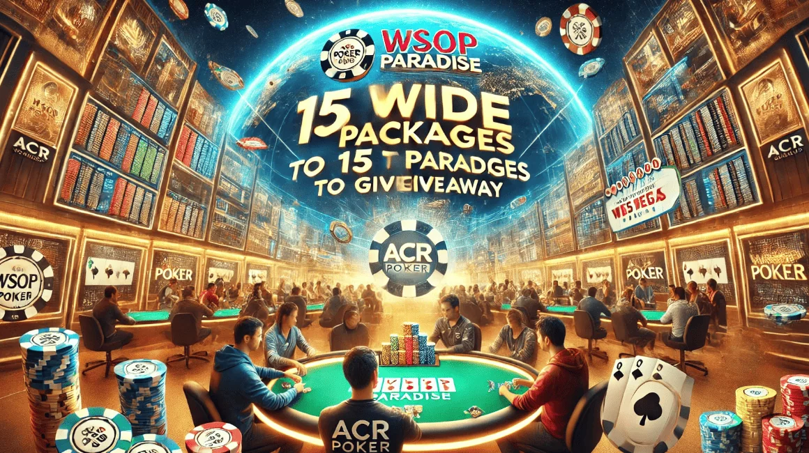 ACR Poker розігрує 15 пакетів на WSOP Paradise