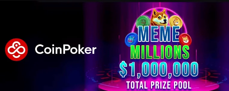 Meme Millions на CoinPoker: $1,000,000 призів