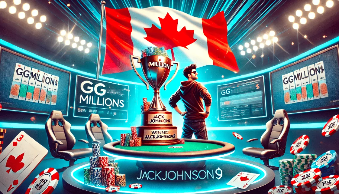 Канадець JackJohnson9 посів 1 місце в GGMillion$