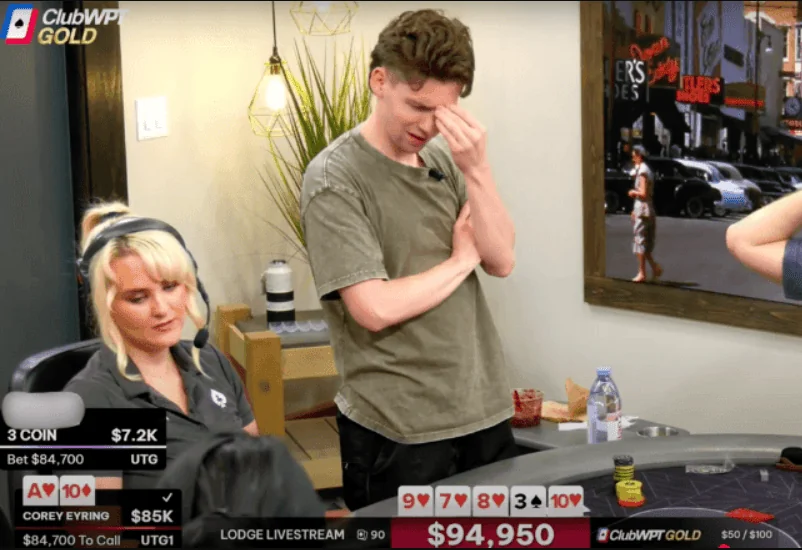 "Вибери карту — і я зроблю кол на $85,000”: шалена роздача з Lodge Poker Club