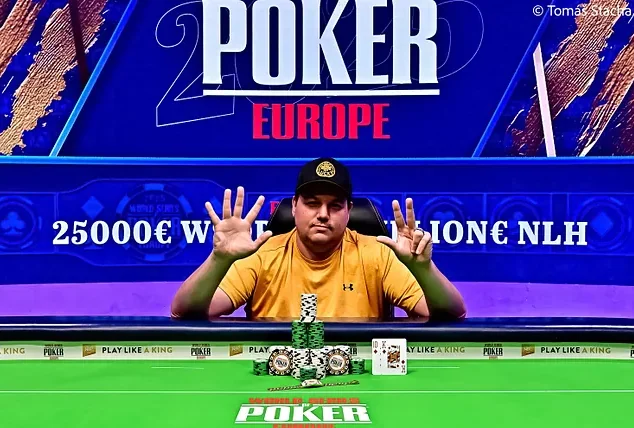 Шона Діба не зупинити: ще один браслет WSOPE і €329,000
