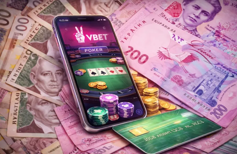 VBET Poker: Виведення коштів
