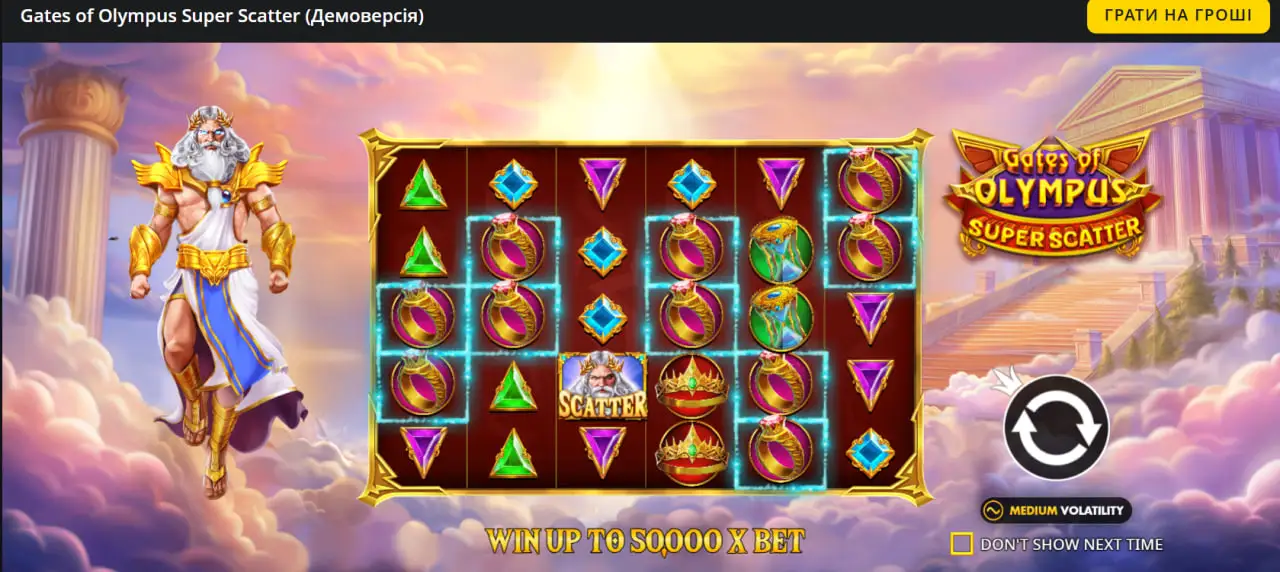 Gates of Olympus Super Scatter